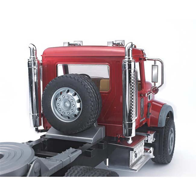 Mack Truck and Backhoe