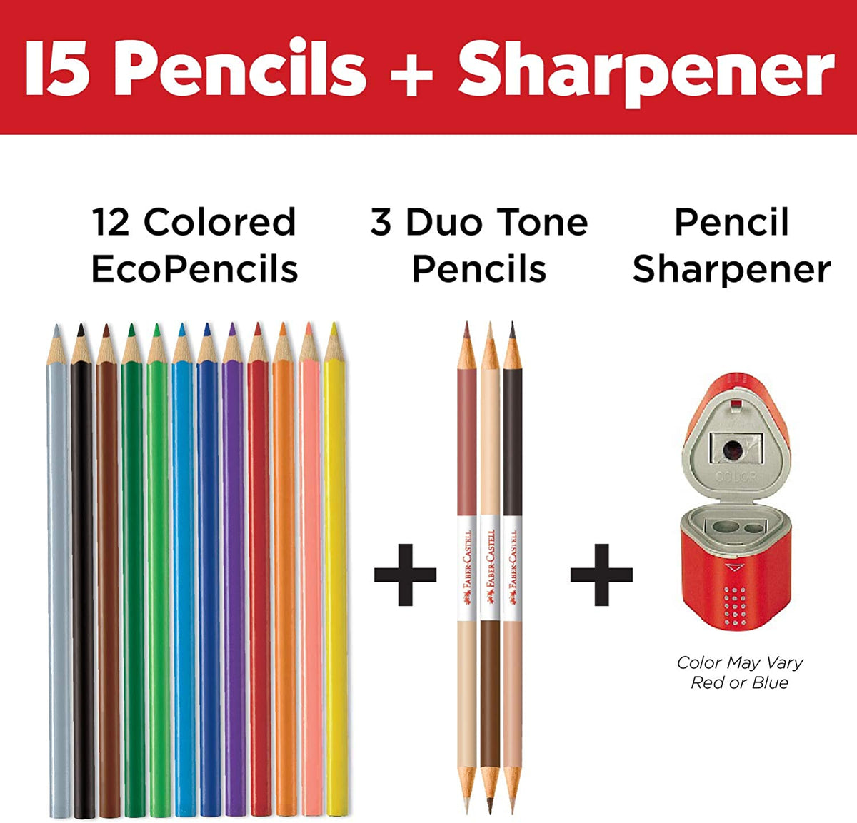 15 Colored Pencils