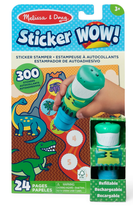 Sticker Wow! Activity Pad & Sticker Stamper - Dinosaur