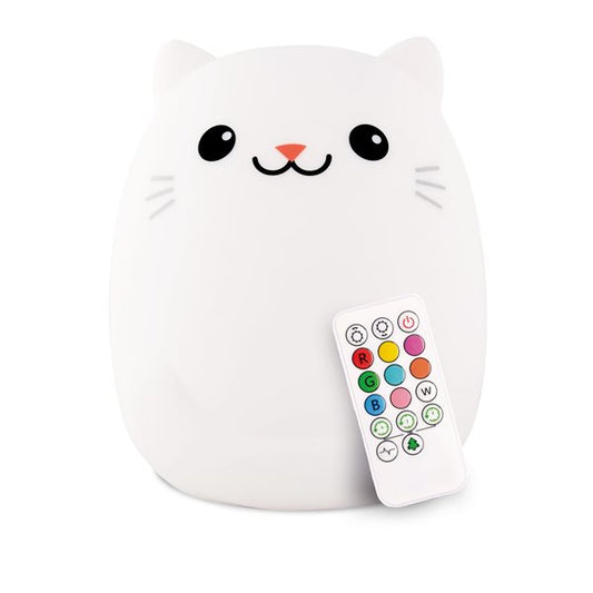 Lumipetsgö¼-½ Cat with Remote - Children's Nursery Touch Night Light