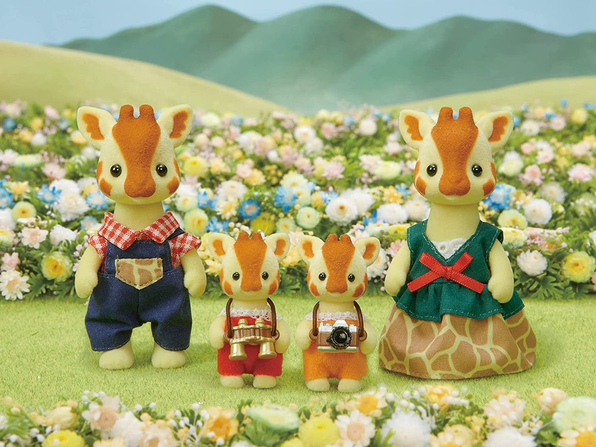 Calico Giraffe Family