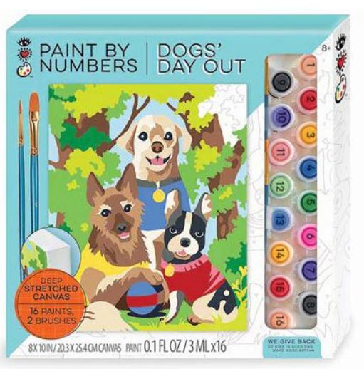 Paint Number Dogs