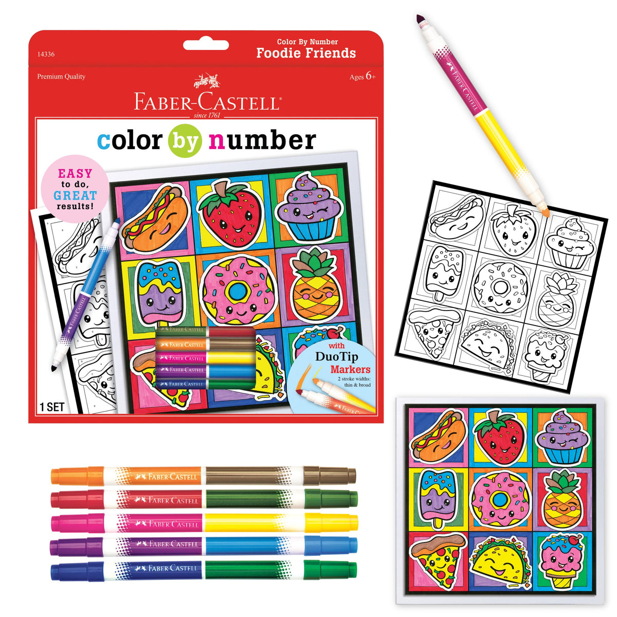 Color by Number Food
