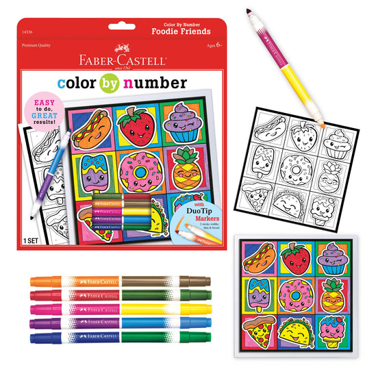 Color by Number Food