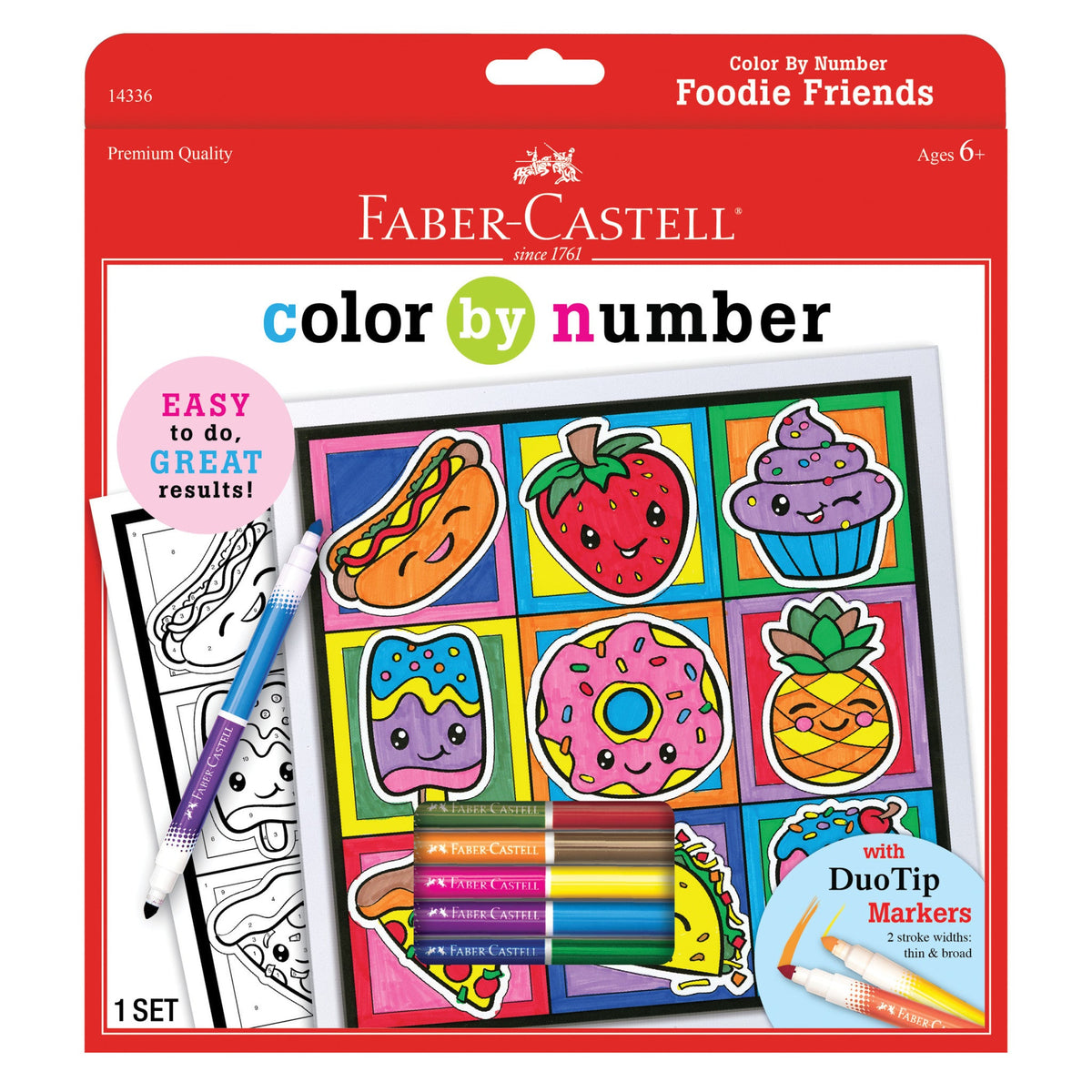 Color by Number Food