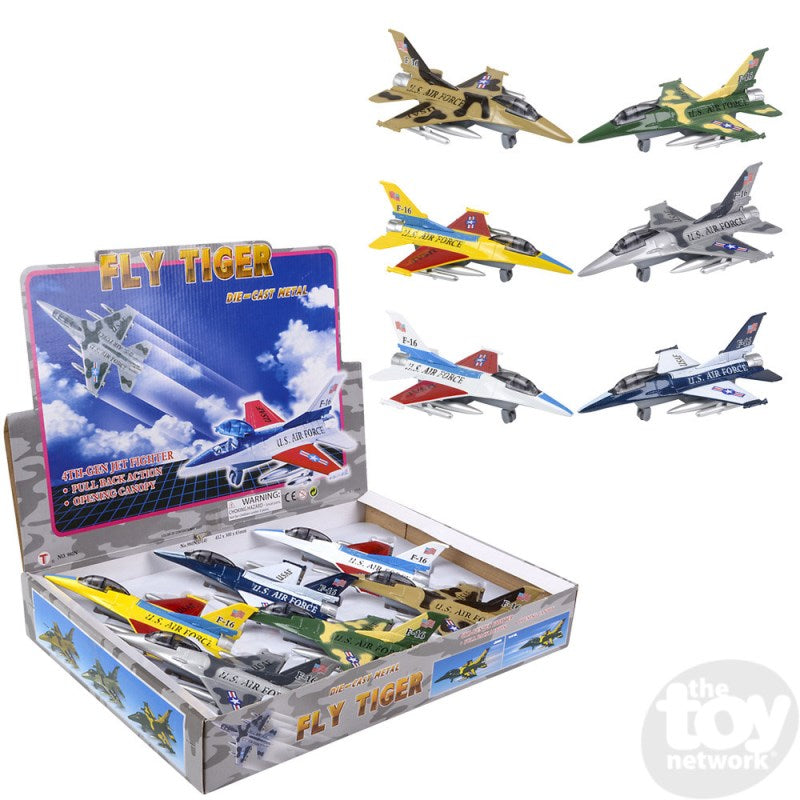 Pull Back Military Jet
